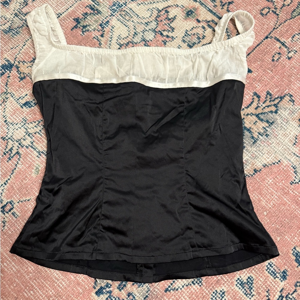 Limited Edition Free People Black and White Tank Top - Picture 2 of 11